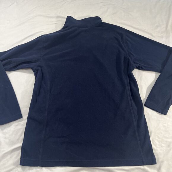 Men’s Medium Navy Half Zip Columbia Pullover Fleece - Picture 11 of 11